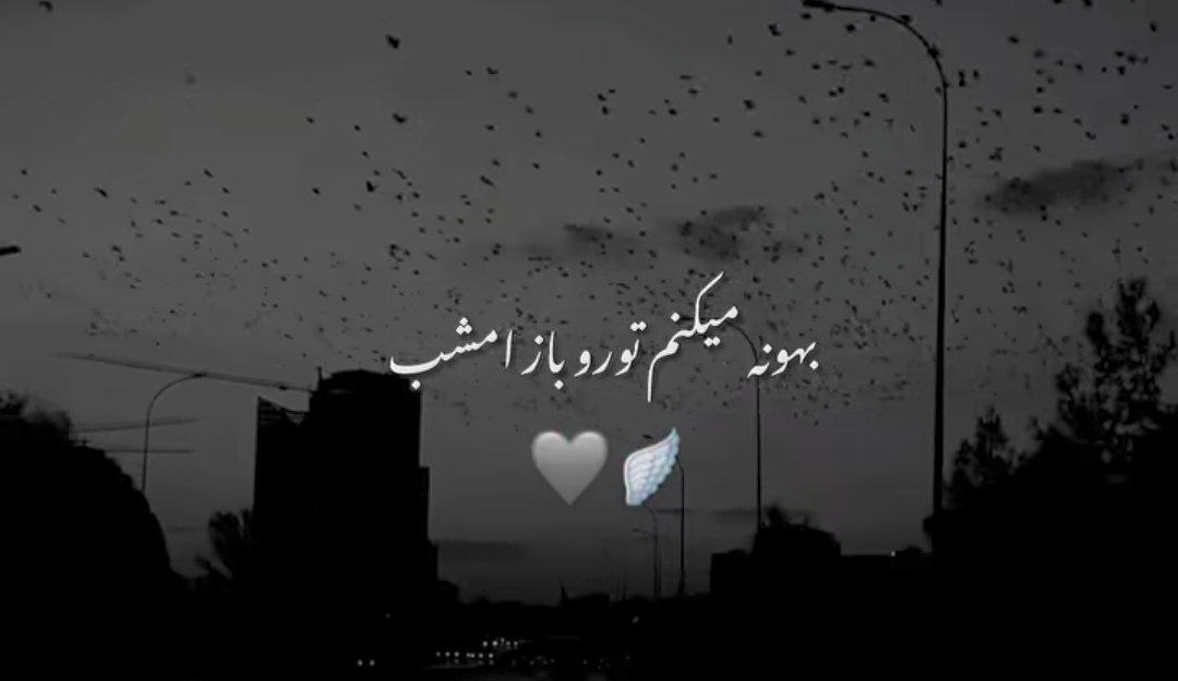  بهونه میکنم تورو باز امشب دلم بازم گرفته مثل هر شب